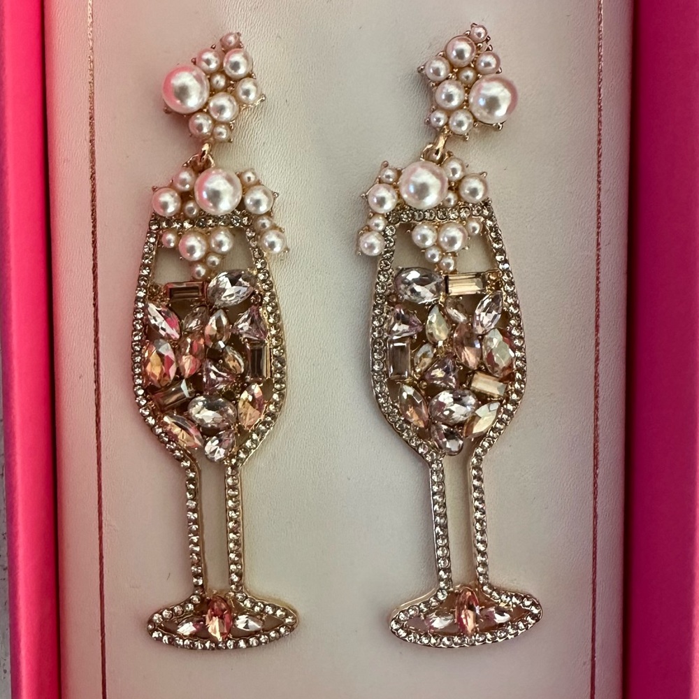 Christian Siriano Champagne Dazzle Earrings